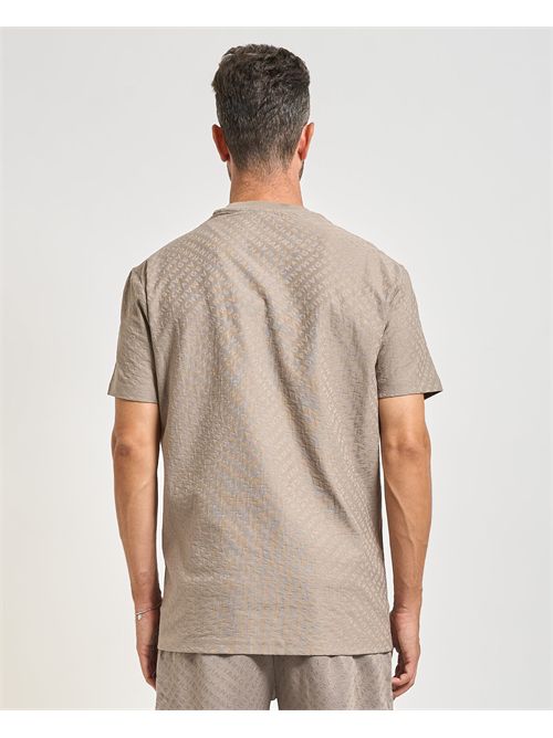 Men's Armani Exchange T-shirt with all-over logo ARMANI EXCHANGE | XM001431-AF10337F6097
